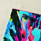 Abstraktes Farbverlaufsmuster Strandtuch (Beispiel)