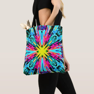 Abstraktes Farbverlaufsmuster Tasche