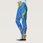 Abstraktes Farbwerk Leggings (Links)