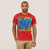 Abstraktes Farbwerk T-Shirt (Vorne ganz)