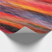 Abstraktes Farbwrapper für Sonnenuntergänge Geschenkpapier (Ecke)