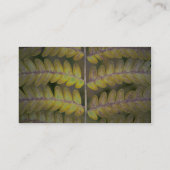 Abstraktes Farndetail Visitenkarte (Rückseite)