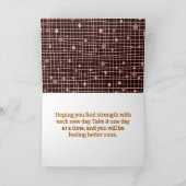 Abstraktes, feines Gitter und Dotted wird bald gut Karte (Innenseite)