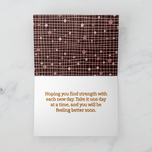 Abstraktes, feines Gitter und Dotted wird bald gut Karte (Innenseite)