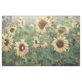 Abstraktes Feld der riesigen gelben Sonnenblumen Stoff (Fat Quarter (45,7 x 55,9 cm))