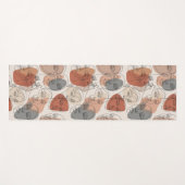 Abstraktes feminines Gesichtsmuster Yogamatte (Vorderseite (Horizontal))