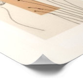 Abstraktes feminines Wandkunst-Set | Modern minima Poster (Ecke)
