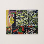 Abstraktes Fenster mit Wein Puzzle (Horizontal)