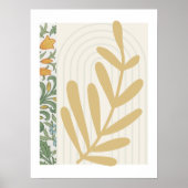 Abstraktes Fern Leaf Poster (Vorne)