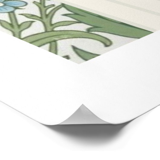 Abstraktes Fern Leaf Poster (Ecke)