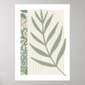 Abstraktes Fern Leaf Poster (Vorne)