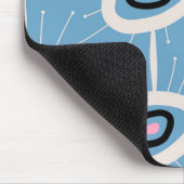 Abstraktes festes Mittelalter Moderne Mousepad (Ecke)