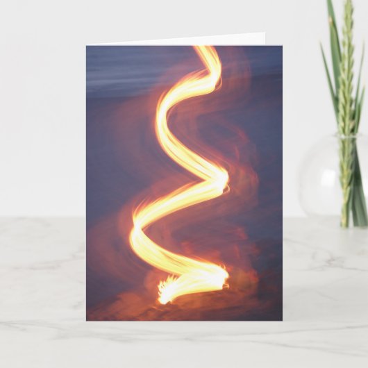 Abstraktes Feuer 1 Karte (Vorderseite)