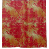 Abstraktes Feuer Duschvorhang (Vorderseite)