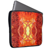 Abstraktes Feuer Laptopschutzhülle (Vorne Rechts)