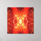 Abstraktes Feuer Leinwanddruck (Vorderseite)