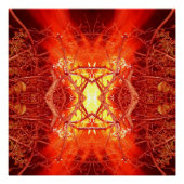 Abstraktes Feuer Poster (Vorderseite)