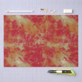 Abstraktes Feuer Seidenpapier (Handwerk)