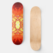Abstraktes Feuer Skateboard (Vorderseite)