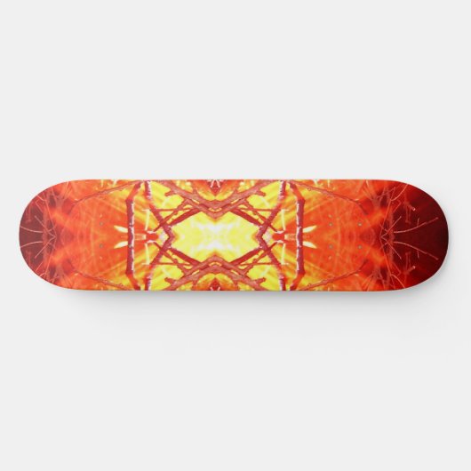 Abstraktes Feuer Skateboard (Horizontal)