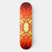 Abstraktes Feuer Skateboard (Vorderseite)