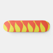 Abstraktes Feuer-Skateboard-Deck Skateboard (Horizontal)