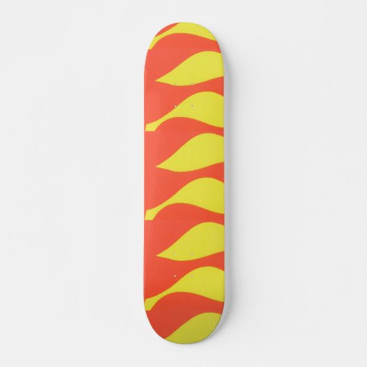 Abstraktes Feuer-Skateboard-Deck Skateboard (Vorne)