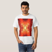 Abstraktes Feuer T-Shirt (Vorne ganz)