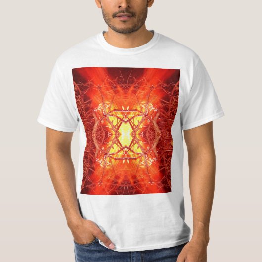 Abstraktes Feuer T-Shirt (Vorderseite)
