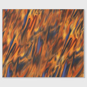 Abstraktes Feuer-u. Eis-Verpackungs-Papier Geschenkpapier (Flach)