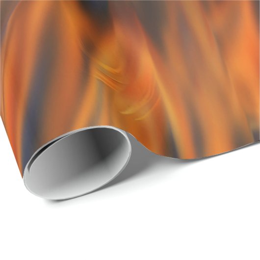 Abstraktes Feuer-u. Eis-Verpackungs-Papier Geschenkpapier (Rolleneckpunkt)