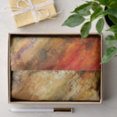 abstraktes Feuer- und Goldpapier Seidenpapier (Geschenk)