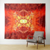 Abstraktes Feuer Wandteppich (Beispiel (Horizontal))