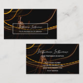 Abstraktes Feuerwerk Regensparkbus Visitenkarte (Vorne/Hinten)