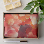 Abstraktes Fire Coral Tissue Paper Seidenpapier (Geschenk)