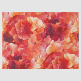Abstraktes Fire Coral Tissue Paper Seidenpapier