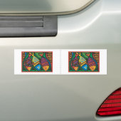 Abstraktes Fisch-Kunstdesign Autoaufkleber (Auf Auto)
