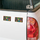Abstraktes Fisch-Kunstdesign Autoaufkleber (Auf Lkw)