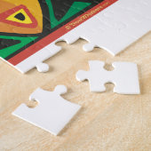 Abstraktes Fisch-Kunstdesign Puzzle (Seite)