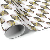 Abstraktes Fischmuster Geschenkpapier (Rolleneckpunkt)