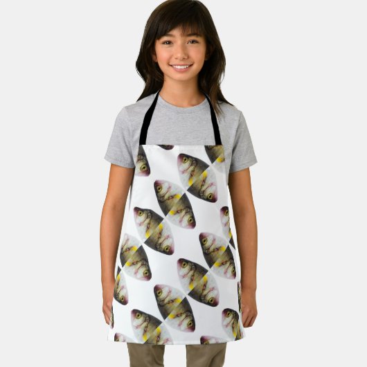 Abstraktes Fischmuster Schürze (Insitu)