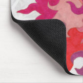 Abstraktes Flammenmousepad Mousepad (Ecke)