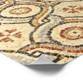 Abstraktes Fliesenmuster in Israel Leinwand drucks Poster (Ecke)