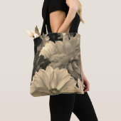 Abstraktes Flora Dahlia Garden Blume Tasche (Von Nahem)