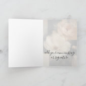 "Abstraktes Floral" Karte (Innenseite)