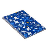 Abstraktes floral Star Muster Spiral-Bound Noteboo Notizblock (Rechte Seite)