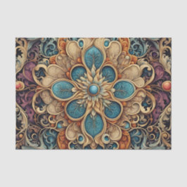 abstraktes florales Muster 7 Seidenpapier