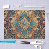 abstraktes florales Muster 7 Seidenpapier (Handwerk)