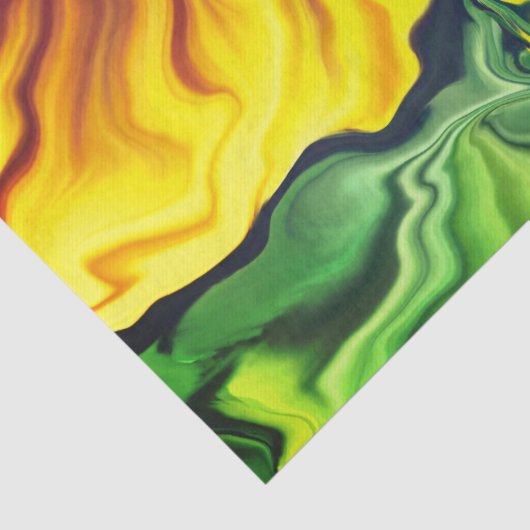 Abstraktes florales Shabby Chic Decoupage Seidenpapier (Detail)