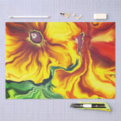 Abstraktes florales Shabby Chic Decoupage Seidenpapier (Handwerk)